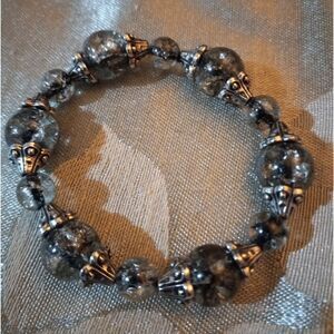 Glass marble handmade bracelet